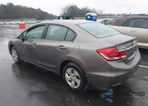 2014 Honda Civic Lx из США, поврежденный, VIN 19XFB2F59EE033130